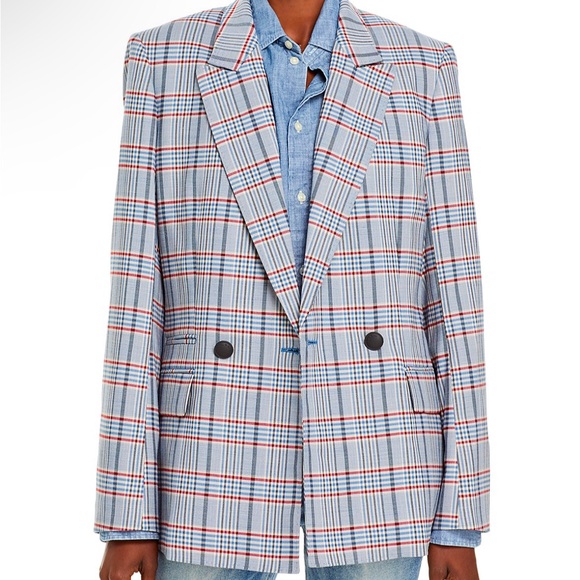 rag & bone Jackets & Blazers - Rag & Bone Plaid Elise Wool Blazer Size 4 $550